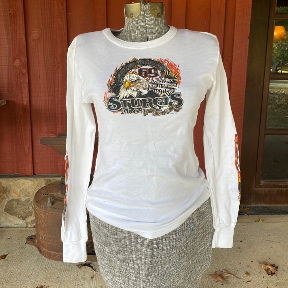 2009 Harley-Davidson Sturgis long sleeve women’s T-shirt size S